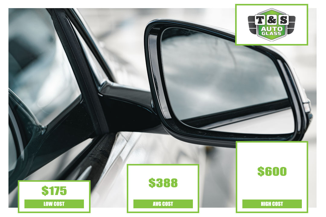 Replace A Side Mirror T S Auto Glass, How Much Does It Cost Replace A Side Mirror Cover
